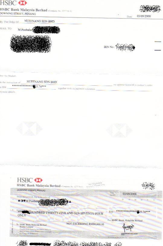 Nuffnang First Cheque