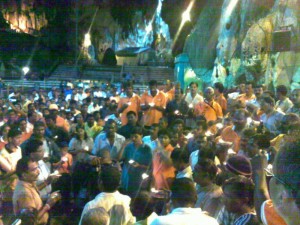 Supporters at 1st Year Rally anniversary prayers